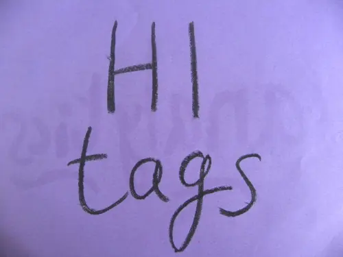 h1 tags in seo