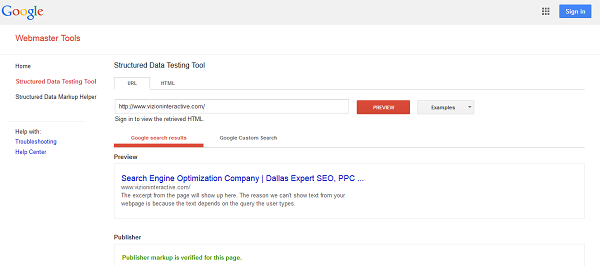Google-Structured-Data-Testing-Tool