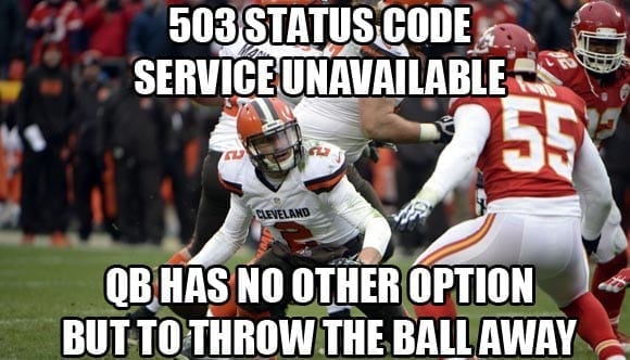 503 service unavailable