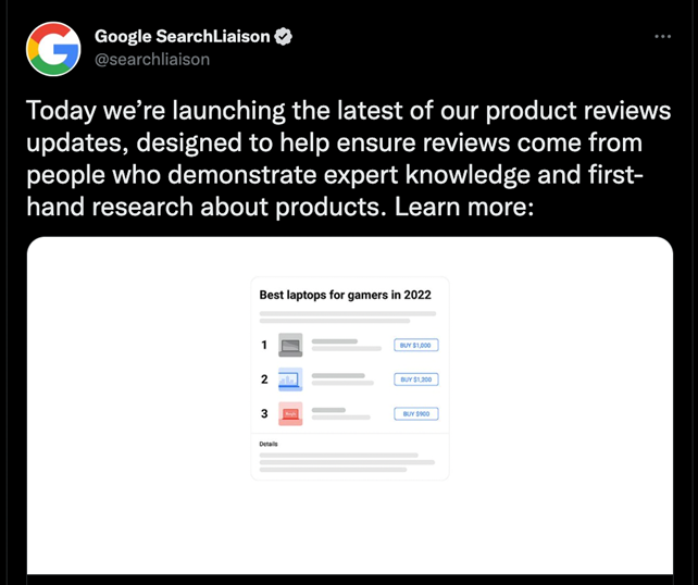 Product Reviews 2022 Google Algorithm Recap and Looking Forward to 2023 Vizion Interactive