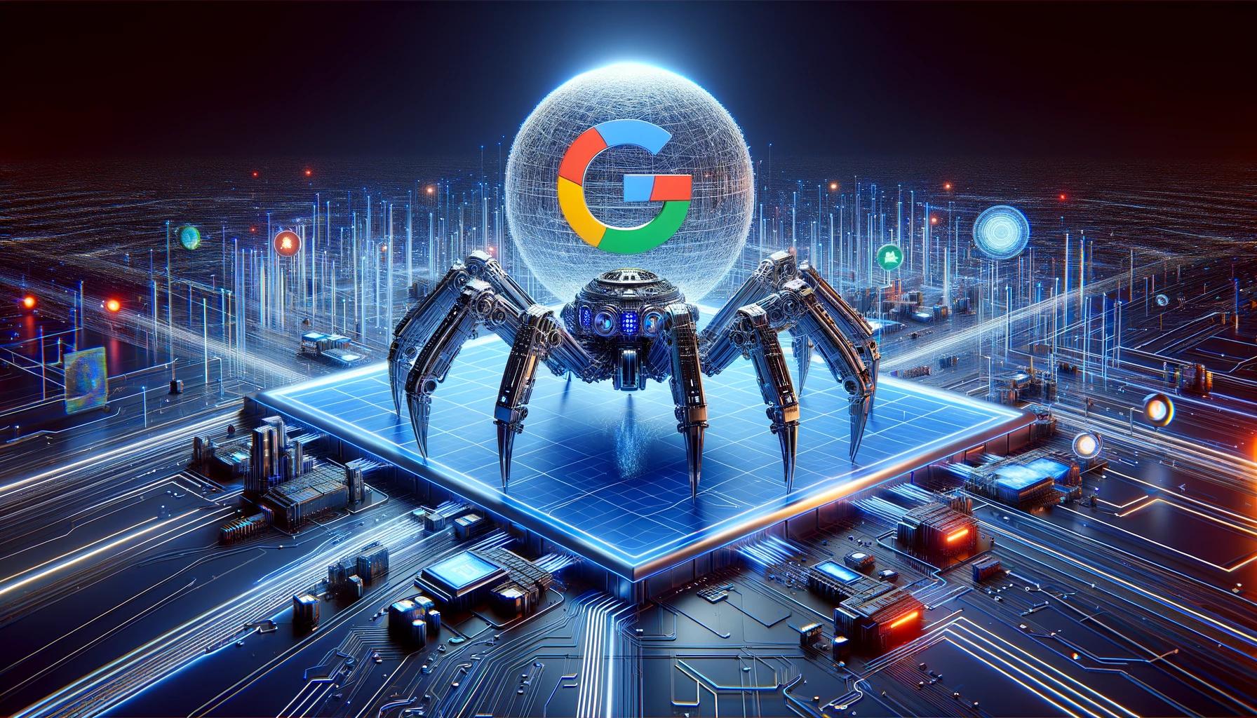 A Futuristic Digital Landscape Highlighting The Co Demystifying Google’s Web Crawling: The Role of Googlebot in 2024 Vizion Interactive